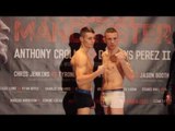 RYAN BURNETT v JASON BOOTH - THE OFFICIAL WEIGH IN & FACE OFF / PRIDE OF MANCHESTER