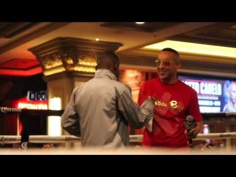 ABSOLUTE BEAST - GUILLERMO RIGONDEAUX ARRIVES @ MANDALAY BAY TO SCREAMING RECEPTION