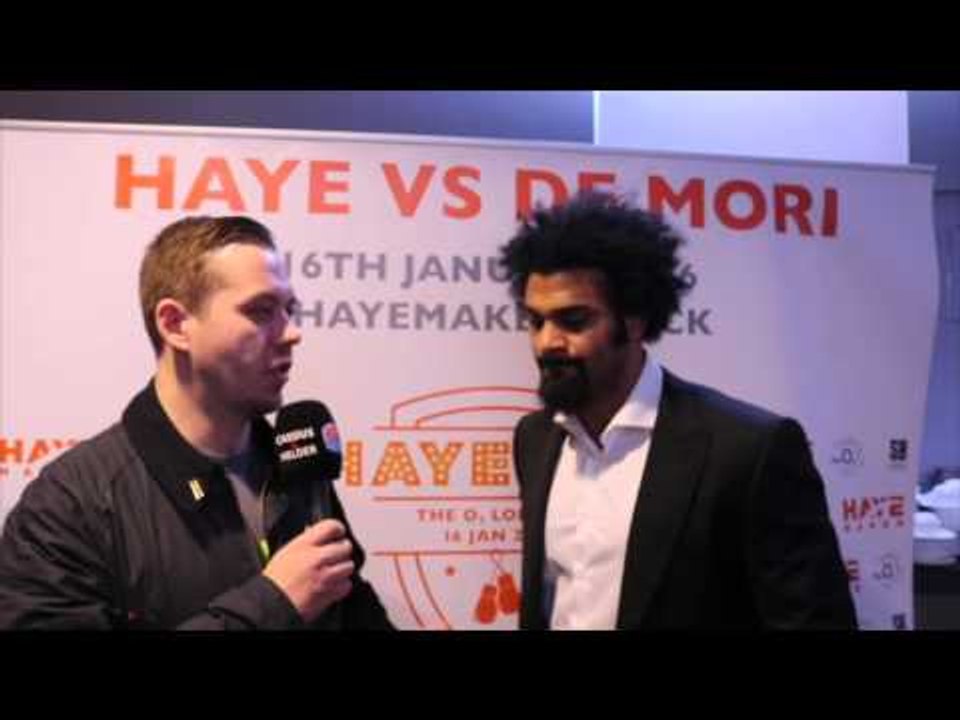 DAVID HAYE ON HIS RETURN, TYSON FURY WLADIMIR KLITSCHKO, DEONTAY WILDER & ANTHONY JOSHUA