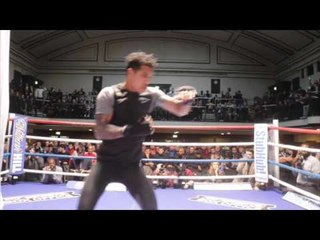 CONOR BENN SHADOW BOXING FOOTAGE AHEAD OF PROFESSIONAL DEBUT