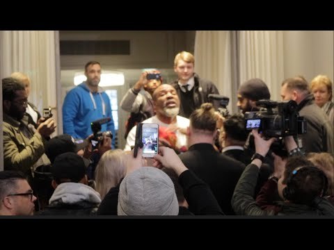 CRAZY!!! (UNSEEN) DAVID HAYE v ARNOLD GJERGJAJ (FULL) PRESS CONFERENCE - INVADED BY SHANNON BRIGGS!!