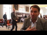 EDDIE HEARN ON CONOR BENN, NIGEL BENN COMMENTS ON CALLUM SMITH & HONEST ON DeGALE/SELBY RELATIONSHIP