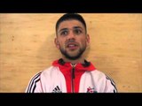 INTRODUCING GB STAR JOE CORDINA TO THE iFL TV VIEWERS AT THE SHEFFIELD INSTITUTE OF SPORT
