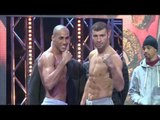 LETS PARTY!! JAMES DeGALE PERFORMS A LITTLE JIG DANCE TO BOOING CANADIAN BUTE FANS DURING FACE OFF!!