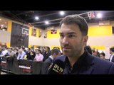 EDDIE HEARN ON MITCHELL v BARROSO, UPDATES BROOK v KHAN &  IF CHISORA IS POTENTIAL FIGHT FOR JOSHUA