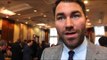 EDDIE HEARN REACTS TO CHRIS EUBANK JNR v GARY 'SPIKE' O'SULLIVAN PRESSER & ENGLISH'S ONE-LINERS