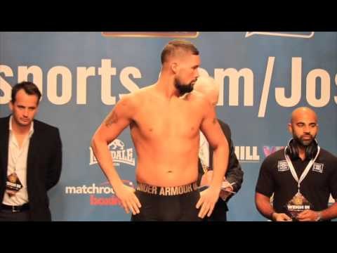 INTENSE !!! TONY BELLEW v MATEUSZ MASTERNAK - OFFICIAL WEIGH IN & FACE OFF / BAD INTENTIONS