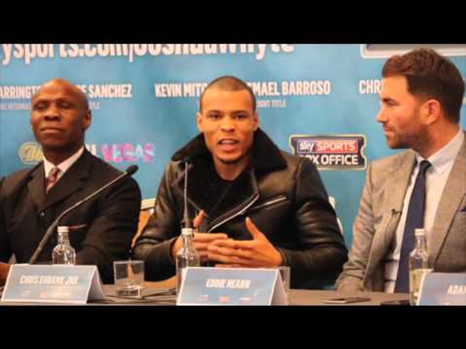 HEATED COMEDY !! CHRIS EUBANK JR & GARY SPIKE 'O SULLIVAN EXCHANGE WORDS / BAD INTENTIONS