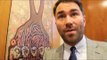 EDDIE HEARN- 'DILLIAN WHYTE DOESNT LIKE ME, HE SEES ME AS THE ENEMY, BUT I'LL TREAT HIM WITH RESPECT