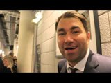 EDDIE HEARN REACTS TO JOSHUA KNOCKOUT OF WHYTE, EUBANK WIN OVER SPIKE  & CAMPBELL / MITCHELL DEFEATS