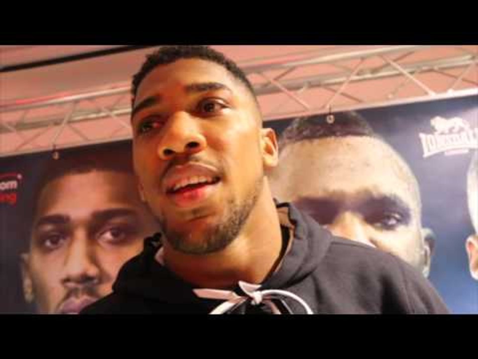 ANTHONY JOSHUA DESTROYS DILLIAN WHYTE WITHIN 7 ROUNDS IN BITTER GRUDGE MATCH - POST FIGHT INTERVIEW