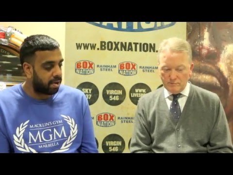 FRANK WARREN TALKS ANTHONY JOSHUA, LEE-SAUNDERS, TYSON FURY, PAY-PER-VIEW & FLANAGAN-MATHEWS-CROLLA.