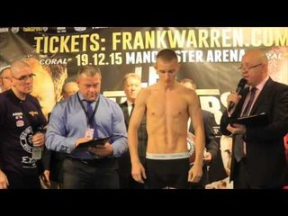 PAUL BUTLER v SILVIO OLTEANU - OFFICIAL WEIGH IN & FACE TO FACE FOOTAGE / XMAS CRACKER