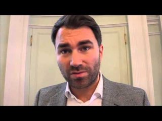 EDDIE HEARN ON GEORGE GROVES RETURN, BLACKWELL v EUBANK JR PURSE BIDS & 'ANTHONY JOSHUA'S PROGRESS