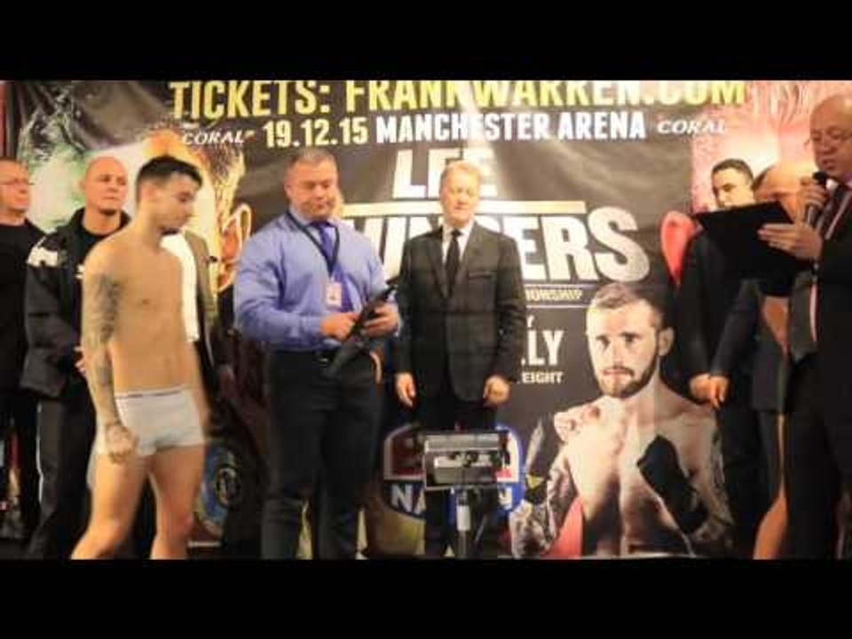 SLAP TO THE CHEST!!! MITCHELL SMITH v GEORGE JUPP HEATED WEIGH IN / XMAS CRACKER
