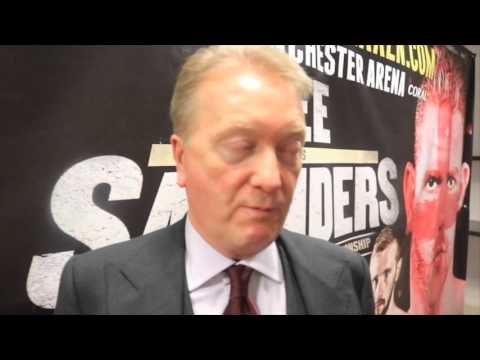 FRANK WARREN LEFT ECSTATIC WITH BILLY JOE SAUNDERS BEING CROWNED WBO WORLD CHAMPION