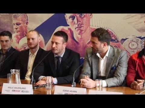 GEORGE GROVES v ANDREA DI LUISA - OFFICIAL PRESS CONFERENCE WITH KALLE SAUERLAND & EDDIE HEARN