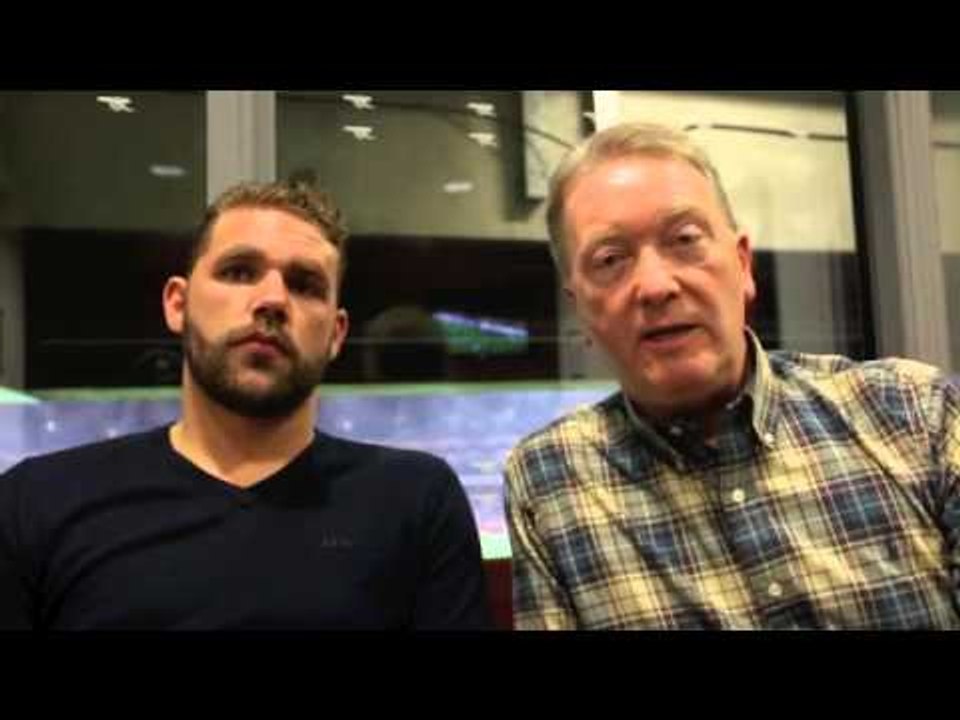 BILLY JOE SAUNDERS & FRANK WARREN RESPOND TO GOLOVKIN OFFER & INSIST EUBANK HAS TO 'EARN HIS CRACK'