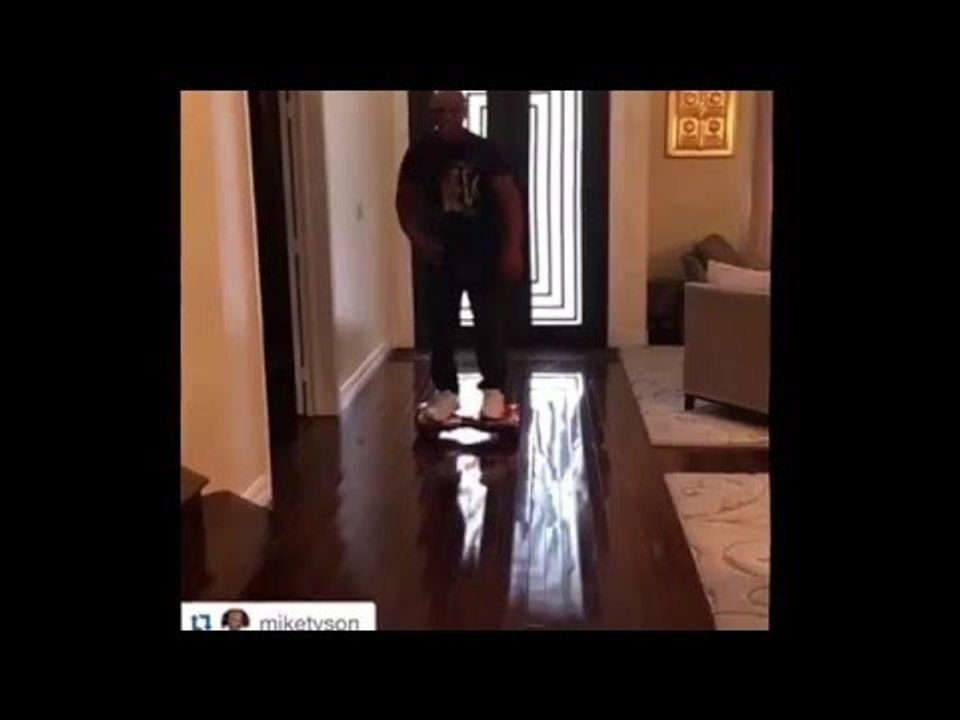 PAINFUL !!!!!!!! - MIKE TYSON GETS KO'D BY A HOVERBOARD!!!!