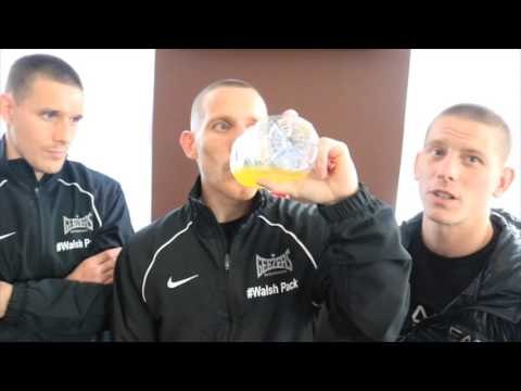 THE WALSH BROTHERS - 'WE THINK YOU'LL SEE THE BEST RYAN WALSH YOU'VE EVER SEEN' / WALSH v TRAYNOR