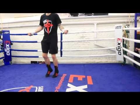 GEORGE GROVES FULL SKIPPING WORKOUT @ OPEN MEDIA DAY IN HAMMERSMITH