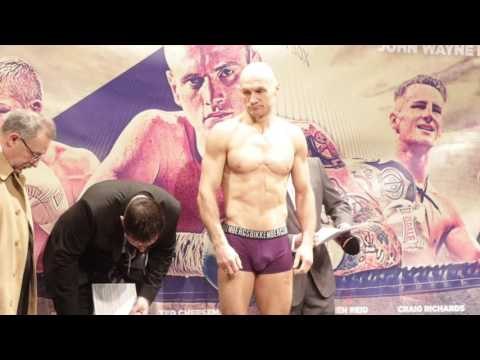 JOHN RYDER v SERGEY KHOMITSKY - OFFICIAL WEIGH IN & HEAD TO HEAD / iFL TV