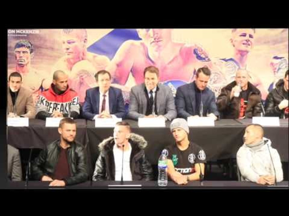 GEORGE GROVES v ANDRE DI LUISA - FULL PRESS CONFERENCE W/ EDDIE HEARN, KALLE SAUERLAND & UNDERCARD