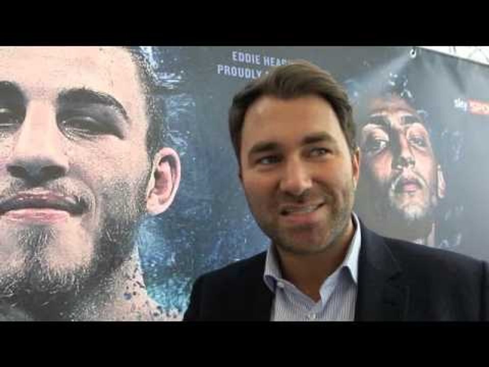 EDDIE HEARN ON EGGINGTON v SKEETE, WORKING WITH QUEENSBERRY & SAYS FRANK BRUNO SHOULDN'T COME BACK
