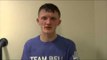 DONCASTER'S TOM BELL POST FIGHT INTERVIEW AFTER HIS POINTS WIN IN SHEFFIELD W/ TYAN BOOTH