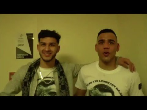 INTRODUCING RAZAK NAJIB TO THE iFL TV VIEWERS / POST FIGHT WITH TYAN BOOTH IN SHEFIELD