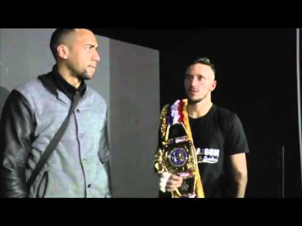 SAM O' MAISON REACTS TO HIS BRUTAL TKO WIN OVER ANTHONY HARDY INTERVIEW WITH TYAN BOOTH FOR iFL TV