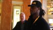 IBF HEAVYWEIGHT CHAMPION CHARLES MARTIN & TEAM MARTIN ARRIVE FOR ANTHONY JOSHUA PRESS CONFERENCE