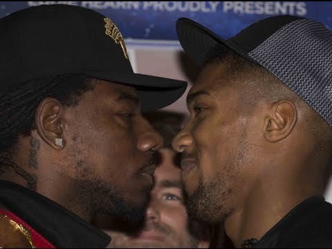 INTENSE!! CHARLES MARTIN v ANTHONY JOSHUA OFFICIAL HEAD TO HEAD / MARTIN v JOSHUA