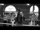 ANTHONY JOSHUA SHADOW BOXING *TRAINING FOOTAGE* AHEAD OF WORLD TITLE CLASH WITH CHARLES MARTIN