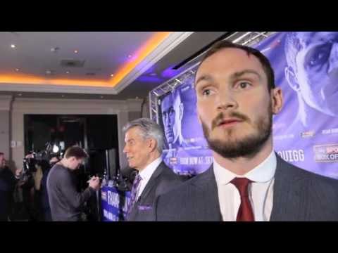 MILES SHINKWIN - 'NOTHING PERSONAL BUT FRAMPTON BEATS QUIGG' / & TALKS BURTON BRITISH TITLE CLASH