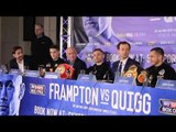 'YOU GOT A PAIR OF CHOPS ON YA!' - SCOTT QUIGG SWIPE AT BLAIN McGUIGAN AFTER QUESTION ON WEIGHT