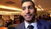 AMIR KHAN ON CANELO CLASH, WEIGHT ISSUE, BEING 'LET DOWN' BY MAYWEATHER/PACQUIAO & GENNADY GOLOVKIN