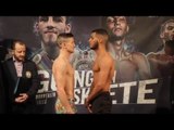 STICK THE NUT IN !!-BOBBY JENKINSON v GAMAL YAFAI / OFFICIAL WEIGH & HEAD TO HEAD