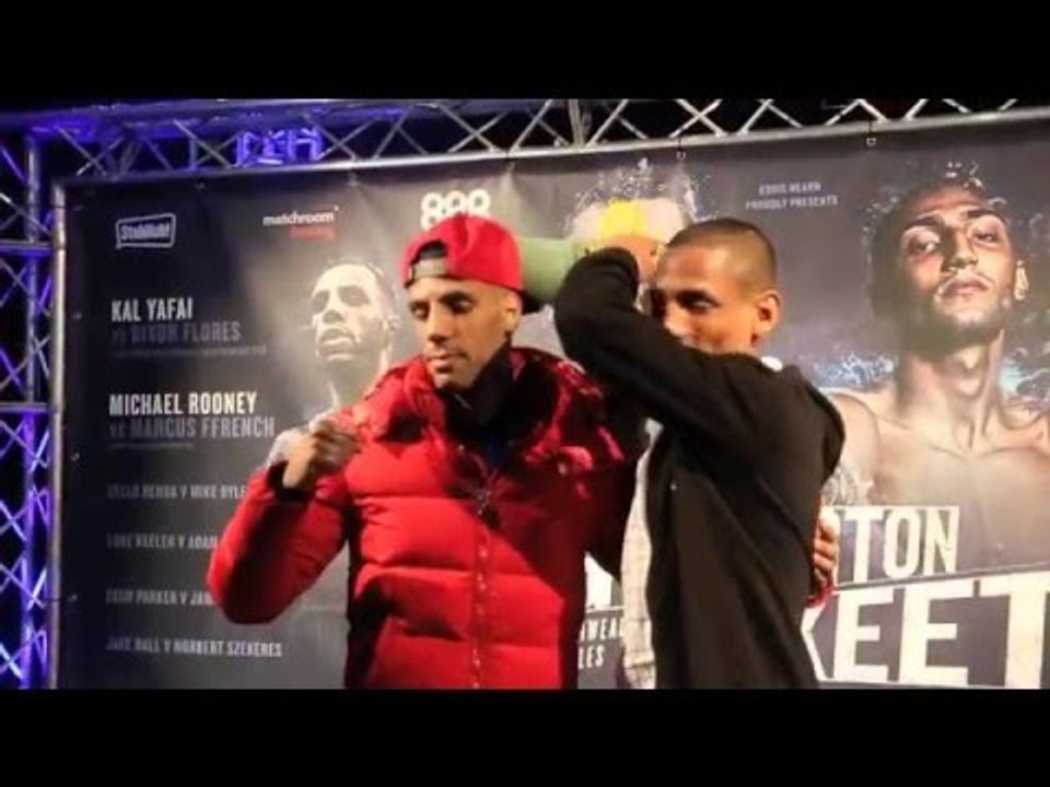 KAL YAFAI v DIXON FLORES - HEAD TO HEAD @ FINAL PRESS CONFERENCE / EGGINGTON v SKEETE