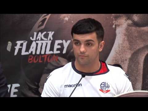 JACK CATTERALL v JOE HUGHES - PRESS CONFERENCE / JACKS BACK - BOLTON MAY 13TH