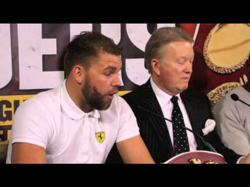 BILLY JOE SAUNDERS v 'MAD' MAX BURSAK - FULL PRESS CONFERENCE WITH FRANK WARREN / OVILL McKENZIE