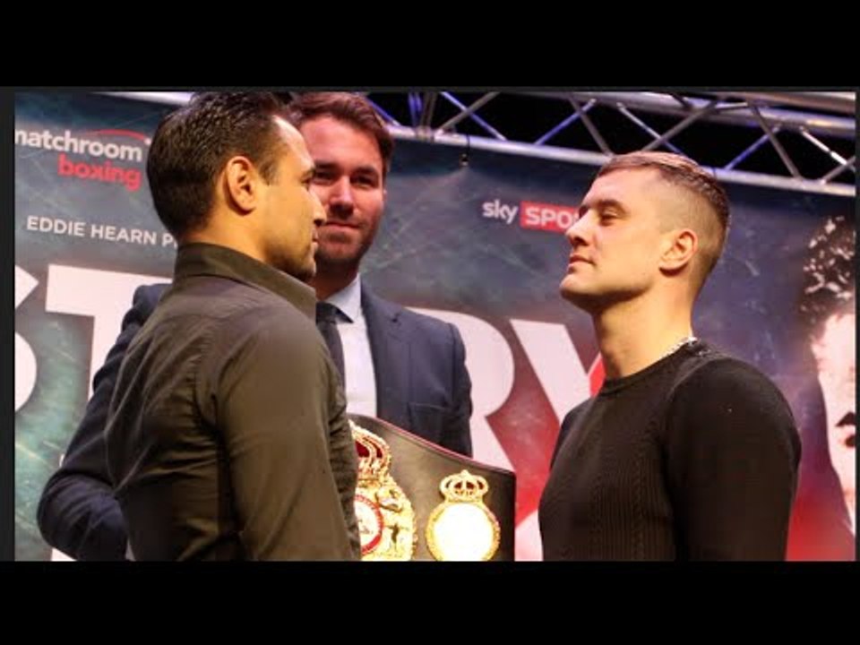 RICKY BURNS v MICHELE Di ROCCO - HEAD TO HEAD @ PRESS CONFERENCE / HISTORY IN THE MAKING (GLASGOW)