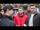 LUKE CAMPBELL MAKES TIME FOR THE FANS IN SHEFFIELD / CAMPBELL v SYKES