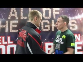 ANDY TOWNEND v CRAIG POXTON - HEAD TO HEAD @ FINAL PRESS CONFERENCE / ALL OF THE LIGHTS