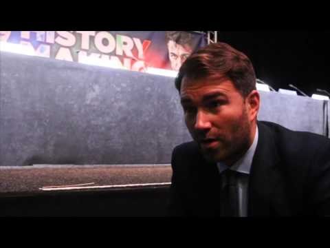 EDDIE HEARN (EXTENDED) ON BURNS v Di ROCCO, BRIGGS, TONY BELLEW, KELL BROOK, GGG TALKS & DeGALE