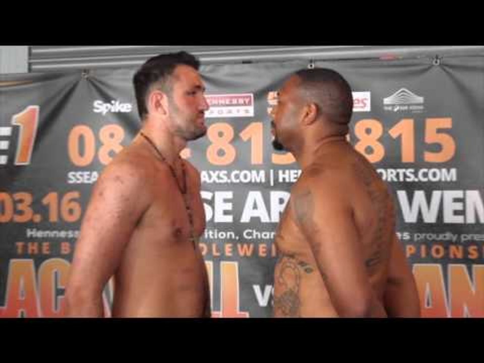 HUGHIE FURY v DOMINICK GUINN WEIGH IN WHILE BEING HECKLED BY WORLD HEAVYWEIGHT CHAMPION TYSON FURY!!