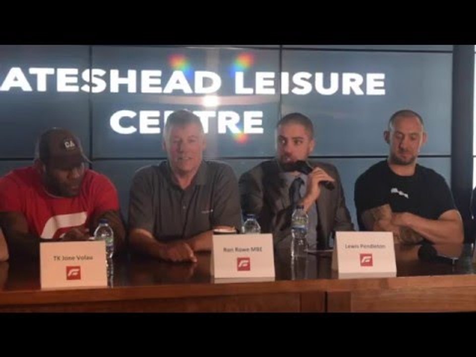 FIGHTING CHANCE PRESS CONFERENCE (FULL) WITH JON LEWIS DICKINSON v JIRI SVCANIA & FULL UNDERCARD