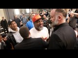 INCREDIBLE!! - SHANNON BRIGGS BURSTS INTO DAVID HAYE PRESS CONFERENCE & CONFRONTS HIM!  (FULL VIDEO)