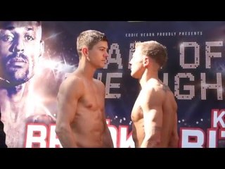 LUKE CAMPBELL v GARY SYKES - OFFICIAL WEIGH IN FROM SHEFFIELD / ALL OF THE LIGHTS