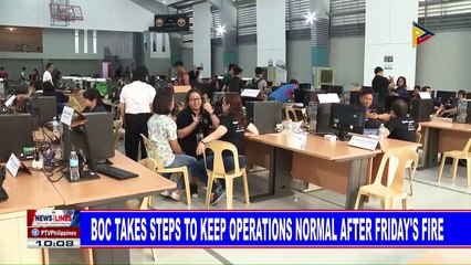 BOC takes steps to keep operations normal after Friday's fire